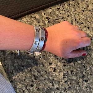 NWT Tory Burch leather wrap bracelet